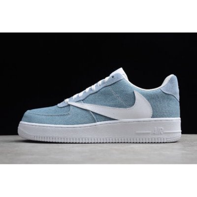 Nike Erkek Air Force 1 '07 Açık Mavi Kaykay Ayakkabı Türkiye - DBCQE5U4